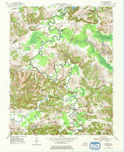 United States Geological Survey Dalton, KY (1954, 24000-Scale) digital map