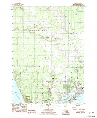 United States Geological Survey Dalton, MI (1983, 25000-Scale) digital map