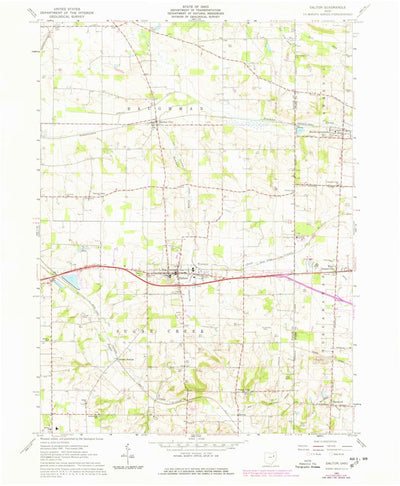United States Geological Survey Dalton, OH (1961, 24000-Scale) digital map