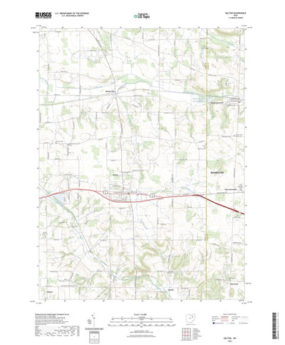 United States Geological Survey Dalton, OH (2023, 24000-Scale) digital map
