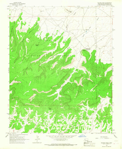 United States Geological Survey Dalton Pass, NM (1963, 24000-Scale) digital map