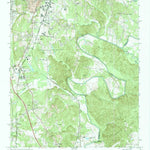United States Geological Survey Dalton South, GA (1972, 24000-Scale) digital map