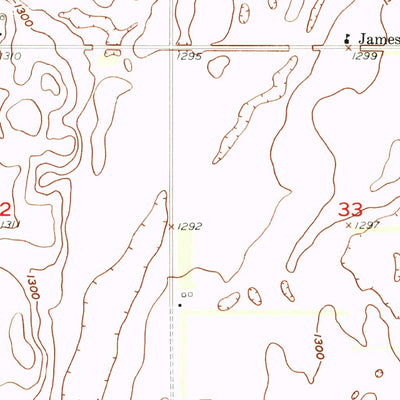 United States Geological Survey Daly Corners, SD (1954, 24000-Scale) digital map