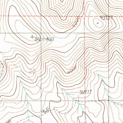 United States Geological Survey Daly Creek, OR (1987, 24000-Scale) digital map