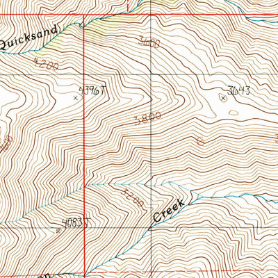 United States Geological Survey Daly Creek, OR (1987, 24000-Scale) digital map