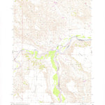 United States Geological Survey Dalzell NE, SD (1954, 24000-Scale) digital map