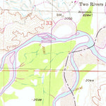 United States Geological Survey Dalzell NE, SD (1954, 24000-Scale) digital map