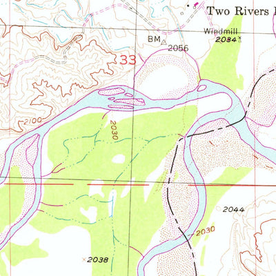 United States Geological Survey Dalzell NE, SD (1954, 24000-Scale) digital map