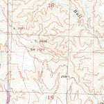 United States Geological Survey Dalzell NE, SD (1954, 24000-Scale) digital map
