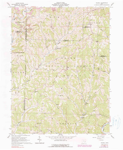 United States Geological Survey Dalzell, OH (1961, 24000-Scale) digital map