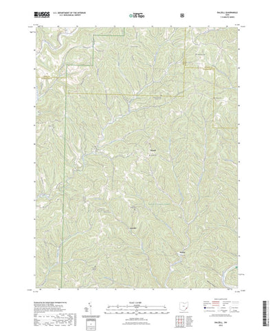 United States Geological Survey Dalzell, OH (2023, 24000-Scale) digital map