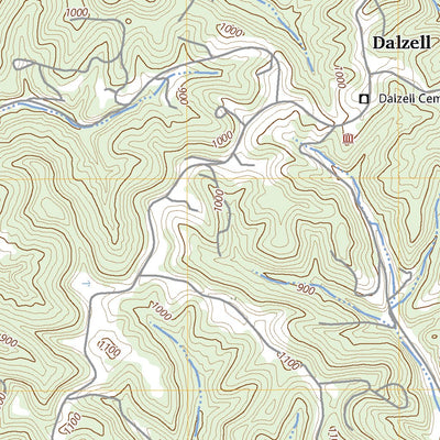United States Geological Survey Dalzell, OH (2023, 24000-Scale) digital map