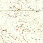 United States Geological Survey Dalzell, SD (1954, 24000-Scale) digital map