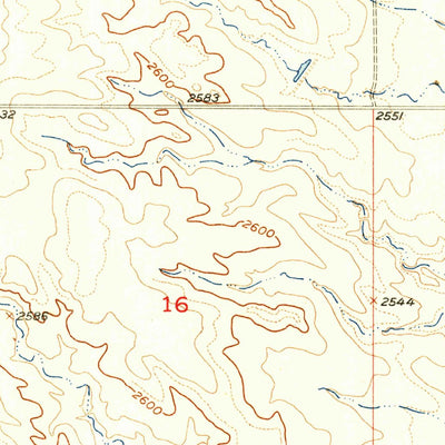 United States Geological Survey Dalzell, SD (1954, 24000-Scale) digital map