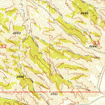 United States Geological Survey Dalzell, SD (1954, 24000-Scale) digital map