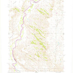 United States Geological Survey Dalzell SE, SD (1954, 24000-Scale) digital map