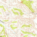 United States Geological Survey Dalzell SE, SD (1954, 24000-Scale) digital map