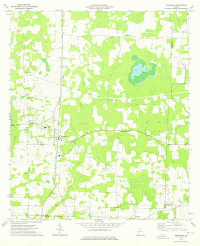 United States Geological Survey Damascus, GA (1974, 24000-Scale) digital map