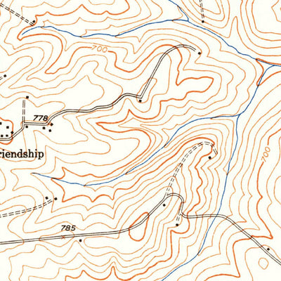 United States Geological Survey Damascus, MD (1950, 24000-Scale) digital map