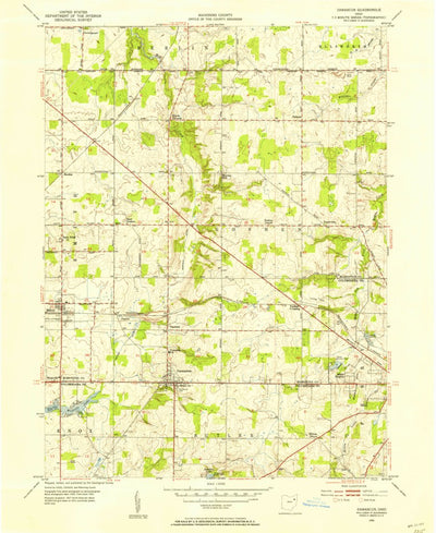 United States Geological Survey Damascus, OH (1952, 24000-Scale) digital map