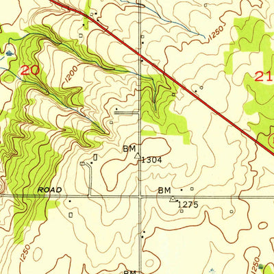 United States Geological Survey Damascus, OH (1952, 24000-Scale) digital map
