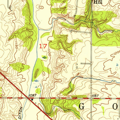 United States Geological Survey Damascus, OH (1952, 24000-Scale) digital map
