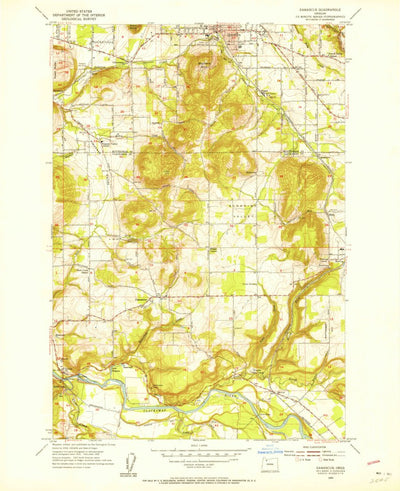 United States Geological Survey Damascus, OR (1954, 24000-Scale) digital map