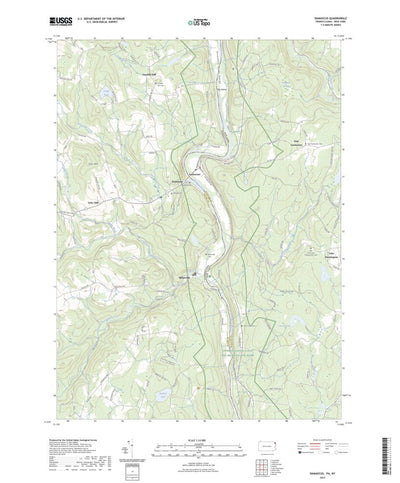 United States Geological Survey Damascus, PA (2023, 24000-Scale) digital map