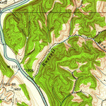 United States Geological Survey Damascus, VA (1938, 24000-Scale) digital map