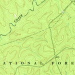 United States Geological Survey Dames Ferry, GA (1964, 24000-Scale) digital map