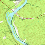 United States Geological Survey Dames Ferry, GA (1964, 24000-Scale) digital map