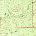 United States Geological Survey Damnation Peak, CA (1982, 24000-Scale) digital map
