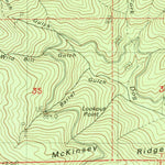 United States Geological Survey Damnation Peak, CA (1982, 24000-Scale) digital map