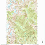 United States Geological Survey Damnation Peak, WA (1999, 24000-Scale) digital map