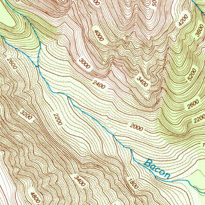 United States Geological Survey Damnation Peak, WA (1999, 24000-Scale) digital map