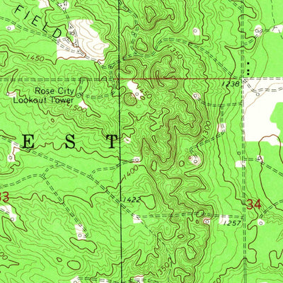 United States Geological Survey Damon, MI (1965, 24000-Scale) digital map