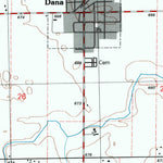 United States Geological Survey Dana, IL (1999, 24000-Scale) digital map
