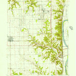 United States Geological Survey Dana, IN (1955, 24000-Scale) digital map