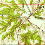 United States Geological Survey Dana, IN (1955, 24000-Scale) digital map