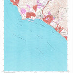United States Geological Survey Dana Point, CA (1968, 24000-Scale) digital map