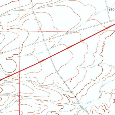 United States Geological Survey Dana, WY (1971, 24000-Scale) digital map