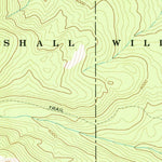 United States Geological Survey Danaher Mountain, MT (1970, 24000-Scale) digital map