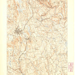 United States Geological Survey Danbury, CT (1892, 62500-Scale) digital map