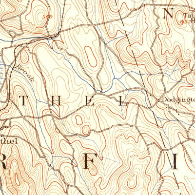 United States Geological Survey Danbury, CT (1892, 62500-Scale) digital map