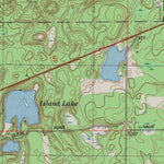 United States Geological Survey Danbury East, WI-MN (1983, 24000-Scale) digital map