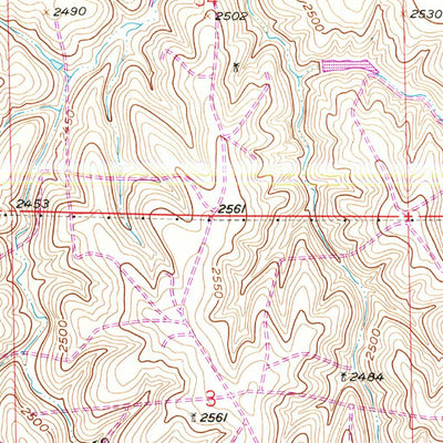 United States Geological Survey Danbury NE, NE (1957, 24000-Scale) digital map