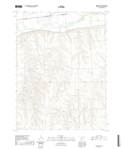 United States Geological Survey Danbury NE, NE (2021, 24000-Scale) digital map