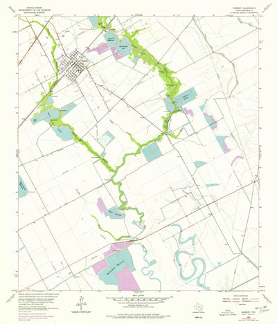 United States Geological Survey Danbury, TX (1963, 24000-Scale) digital map