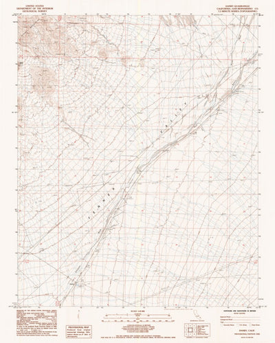 United States Geological Survey Danby, CA (1985, 24000-Scale) digital map