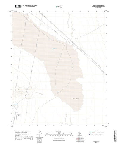 United States Geological Survey Danby Lake, CA (2021, 24000-Scale) digital map